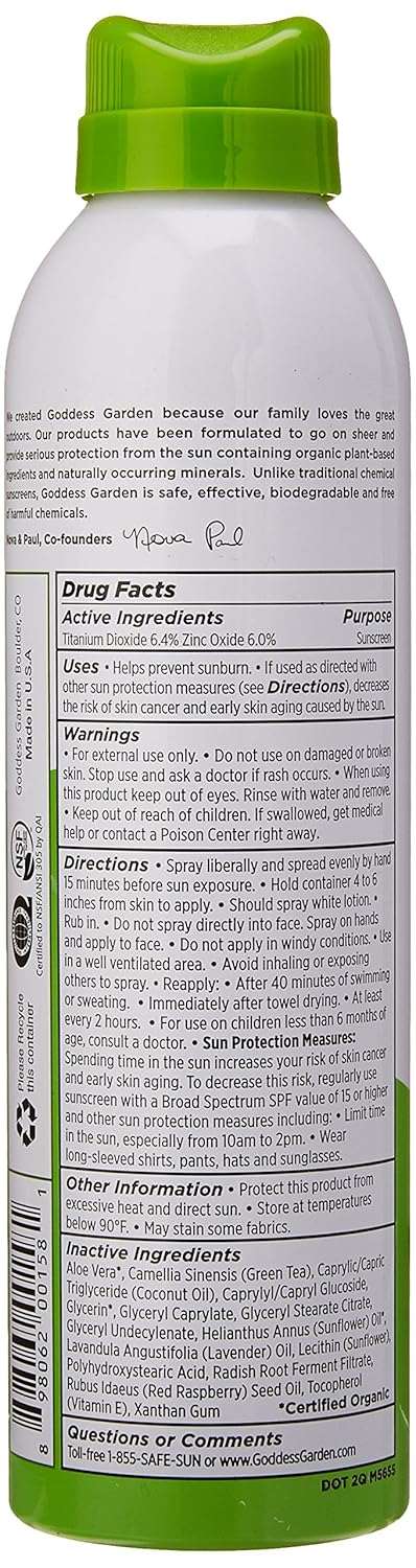 Amazon.com : Goddess Garden Sunny Kids Natural Sunscreen ...