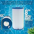 U.S. Pool Supply 4 Pack of Universal Replacement Filter Cartridges, Type A or C