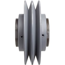 TB Woods 2VP62 1 3/8" Bore Adjustable Pitch Sheave With 2 Grooves