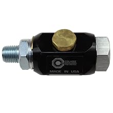 Coilhose Pneumatics 40014 In-Line Lubricator, 1/4-Inch Pipe Size, 5.0 Cubic Centimeter Lubricant Capacity