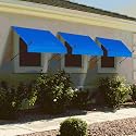 Sunsational Designer Awning - 4 Foot - Pacific Blue (Pacific Blue) (4' Long)
