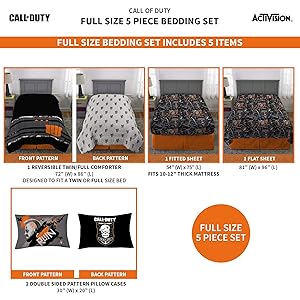 Franco Kids Bedding Super Soft Comforter And Sheet Set 5 Piece