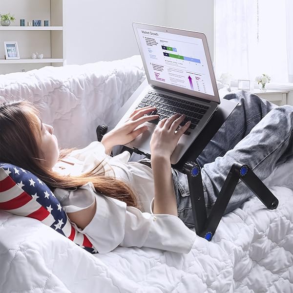 Laptop Table Adjustable Laptop Bed Table Portable Laptop