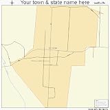 Huge Street & Road Map of New Athens, Ohio OH - Printed poster
size wall atlas of your home town