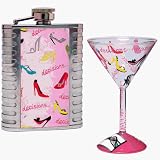 Lolita Purse Party Martini Flask and Glass Set