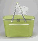 Picnic at Ascot 400A Collapsible Basket Cooler in Apple Green
