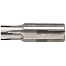 Union Butterfield 4531 High-Speed Steel Expansion Chucking Reamer, Straight Flute, Round Shank, Uncoated (Bright)