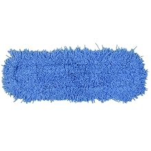 Rubbermaid Commercial FGJ25300 Twisted Loop Blend Dust Mop, 24" Length x 5" Width, Blue