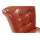 Armen Living 4032 Sangria 30-Inch Stationary Tufted Burnt Sienna Bonded Leather Pub High Barstool