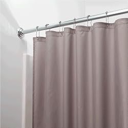 Waterproof Shower Curtain/ Liner in Gray by InterDesign