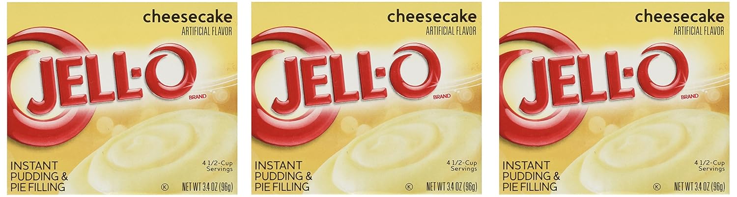 Amazon.com : Jell-O Cheesecake Flavored Instant Pudding & Pie ...