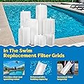 In The Swim 48 sq. ft. Complete DE Pool Filter Grid Set (7 Full, 1 Partial) AA18003 