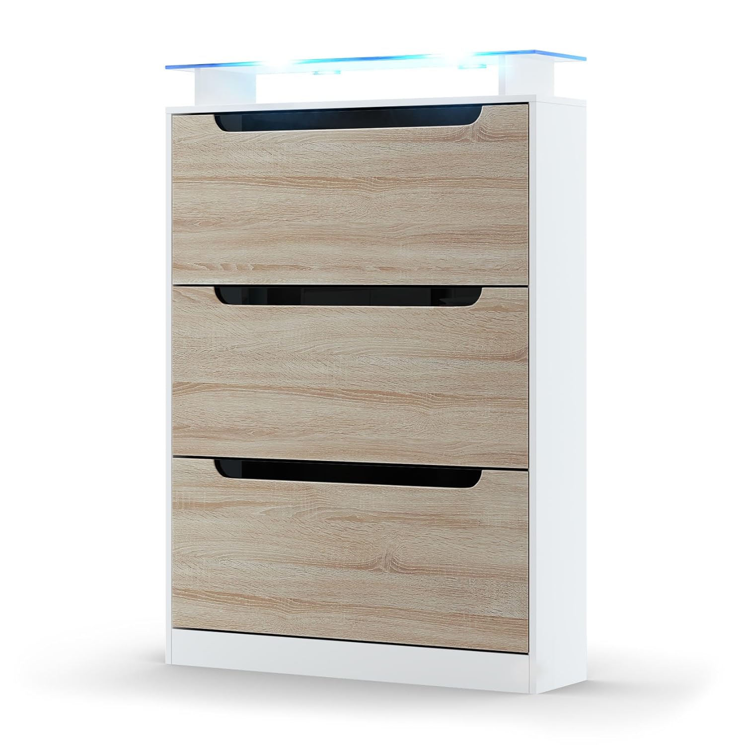 Meuble chaussure blanc laque amazon