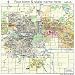 Huge Street & Road Map of Lansing, Michigan MI - Printed poster size wall atlas of your home town