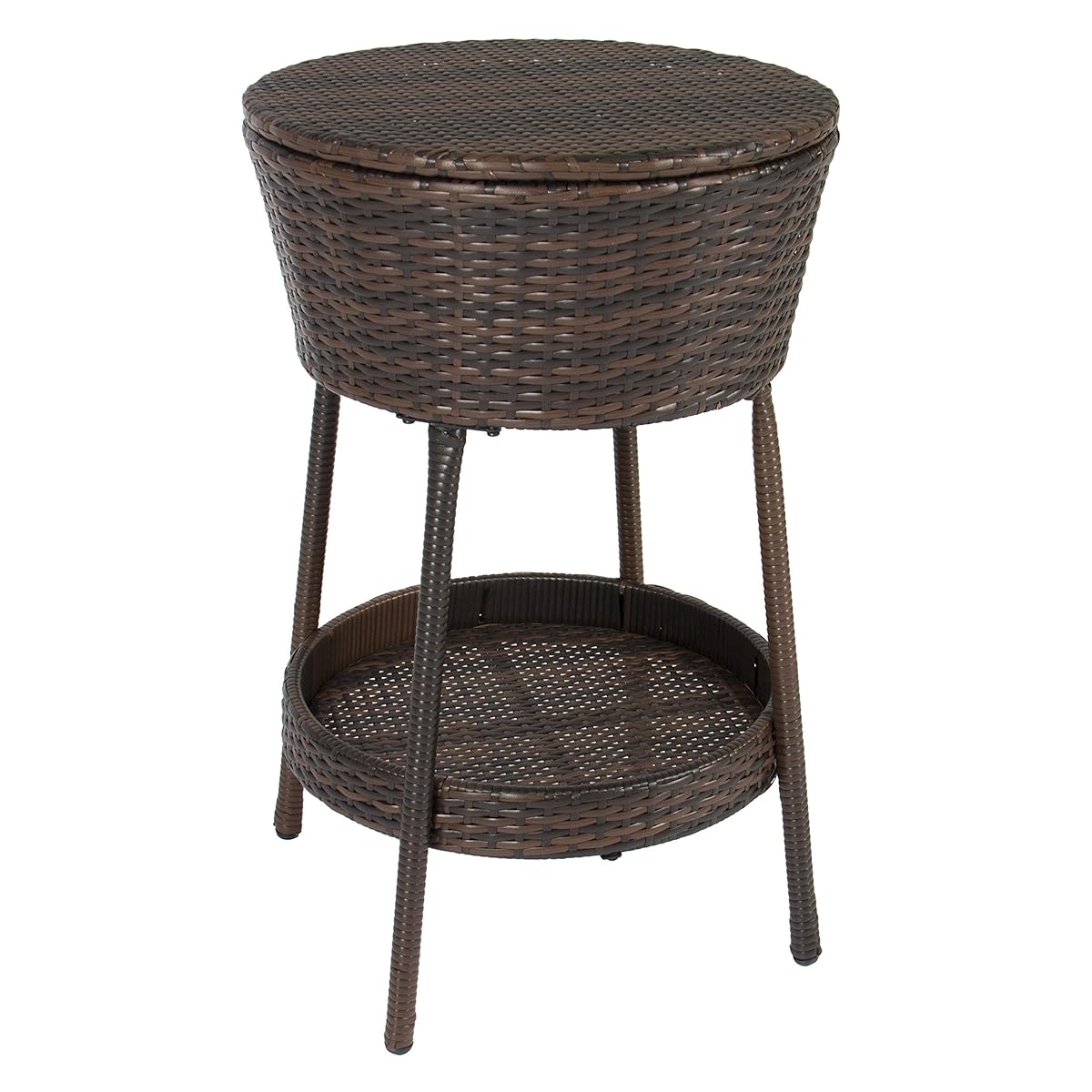 Best Choice Products Wicker Ice Bucket Outdoor Patio Furniture All