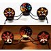 3 Piece Celestial (Sun, Moon, and Stars) Tealight Candle Holder - 4.63" x 9.5" (Candleholder)