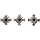 Dormer E500/E513 High-Speed Steel Straight Flute Tap Set, Uncoated (Bright) Finish, Round Shank With Square End, 3-Piece Set (1 Taper, 1 Plug, 1 Bottoming Chamfer)