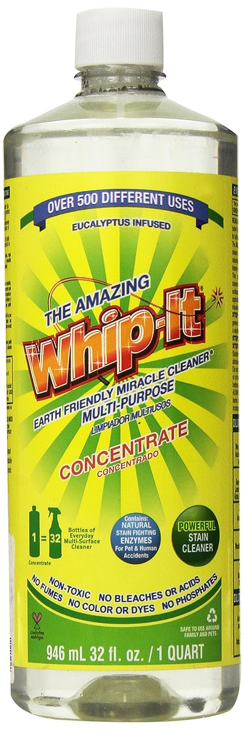 Amazon.com: Whip-it Concentrate Multi-Purpose Stain Remover 32oz ... Amazon.com: Whip-it Concentrate Multi-Purpose Stain Remover 32oz ...