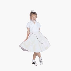 RG Costumes 91138-V-L Purple Poodle Skirt With Shirt Costume - Size Child-Large