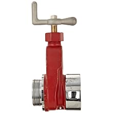 Dixon HGV250 Brass Single Hydrant Gate Valve, 2-1/2" NST female x NPSH male