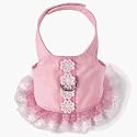 Doggles Dog Harness Dress, Pink, XX Smalll