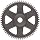 Boston Gear Spur Gear, 14.5 Pressure Angle, Cast Iron, Inch, 8 Pitch
