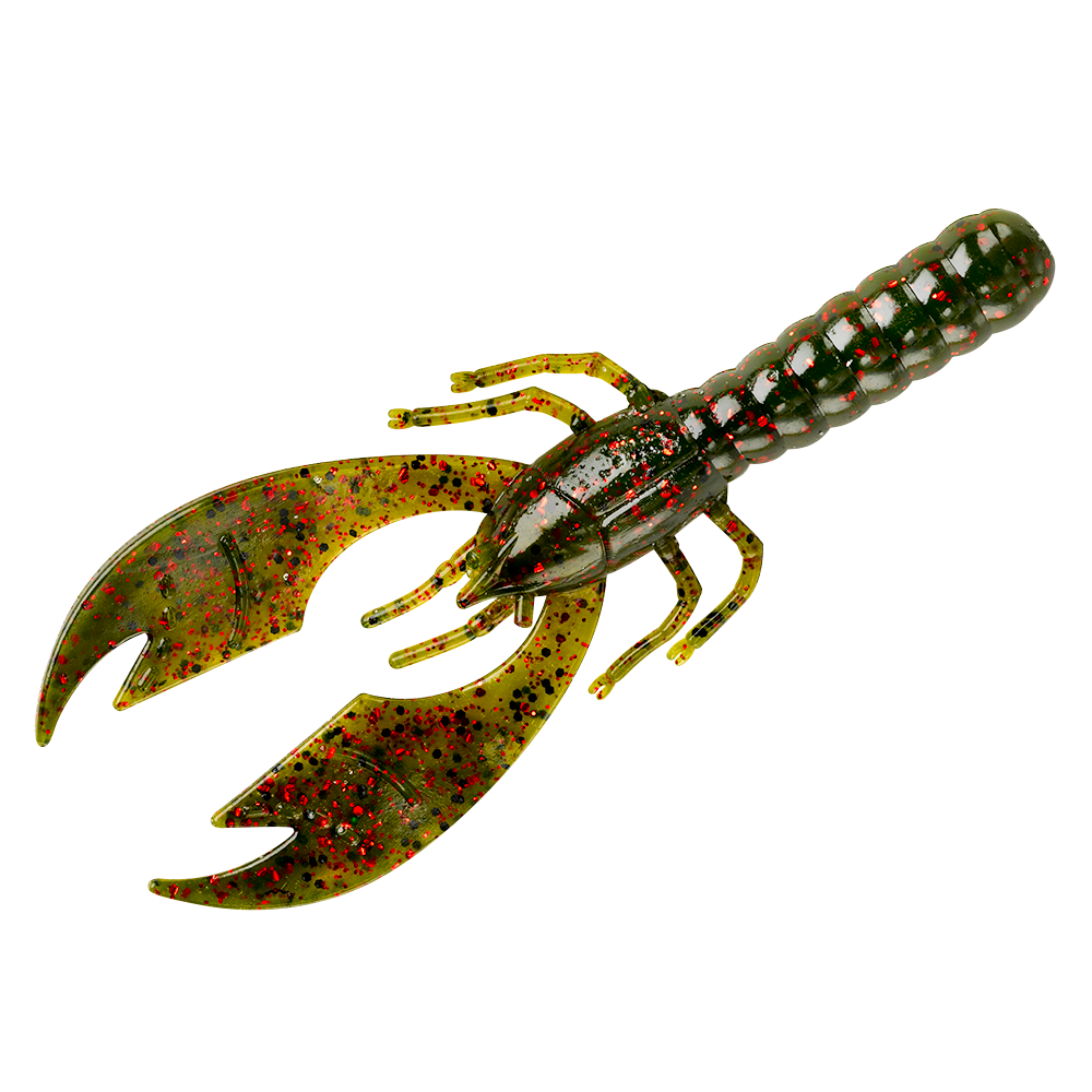 Yum F2 3.75Inch Craw Papi Fishing Lure, Peanut Butter and