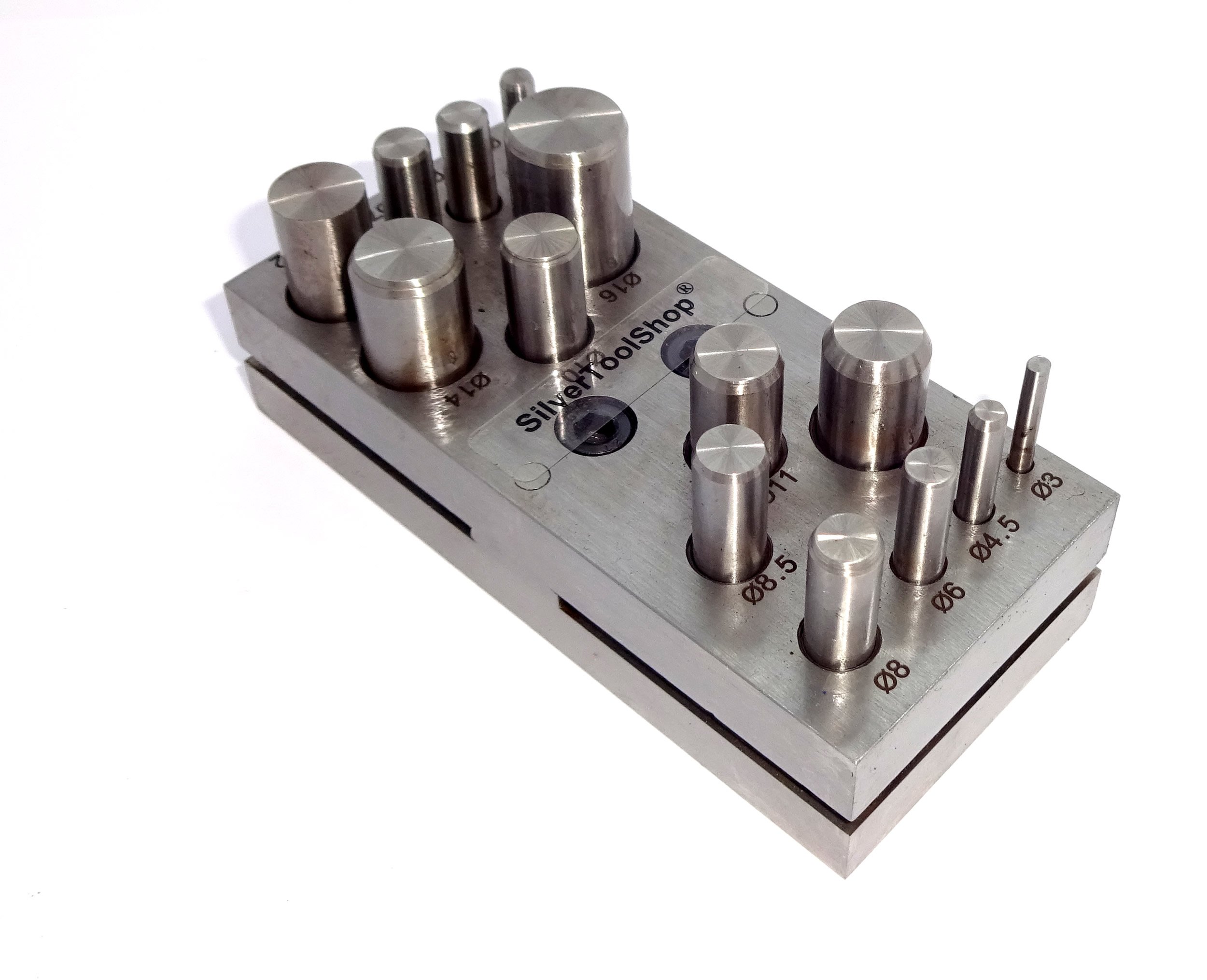 Round Metal Disc Cutter Cutting Tool 14 Cutters Jewellery Making Tool