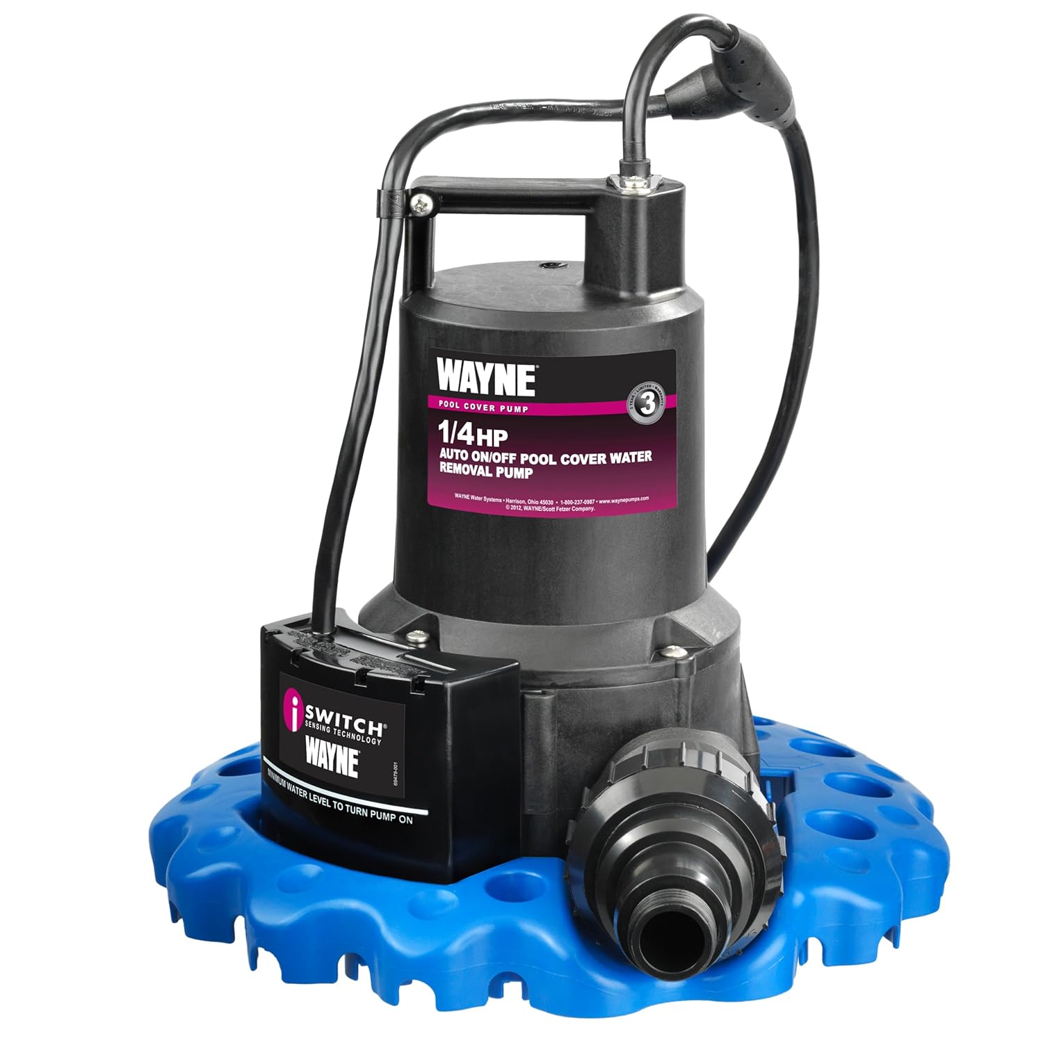 Wayne 57729WYNP Automatic ON/OFF Water Removal Pool Cover Pump , New