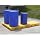 Dixie Poly BM-SDL Polyethylene Interlocking 1 Drum Spill Deck, 10 gallon Sump Capacity, 32" Length x 32" Width x 6" Height