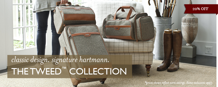 classic design. signature hartmann.  The Tweed Collection
