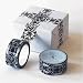 Damask Packing Tape in Black and Clear by Two's Company