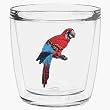 Parrot 12 oz Double-Old-Fashioned Insulated Beverage Tumbler, Clear