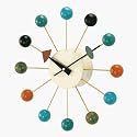George Nelson Authentic Multicolored Ball Wall Clock Eames Era