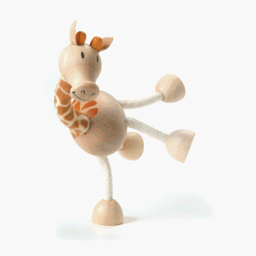 Childrens Toyshop  Toys : Wooden Anamalz - Giraffe