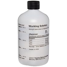 Thermo Scientific Orion 96045 Titrant 450mL Clear Bottle (Pack of 12)