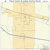 Huge Street & Road Map of Byhalia, Mississippi MS - Printed
poster size wall atlas of your home town
