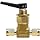 Ham-Let H1200 Series  Brass Toggle Valve, Inline, 1/8" Let-Lok Fitting