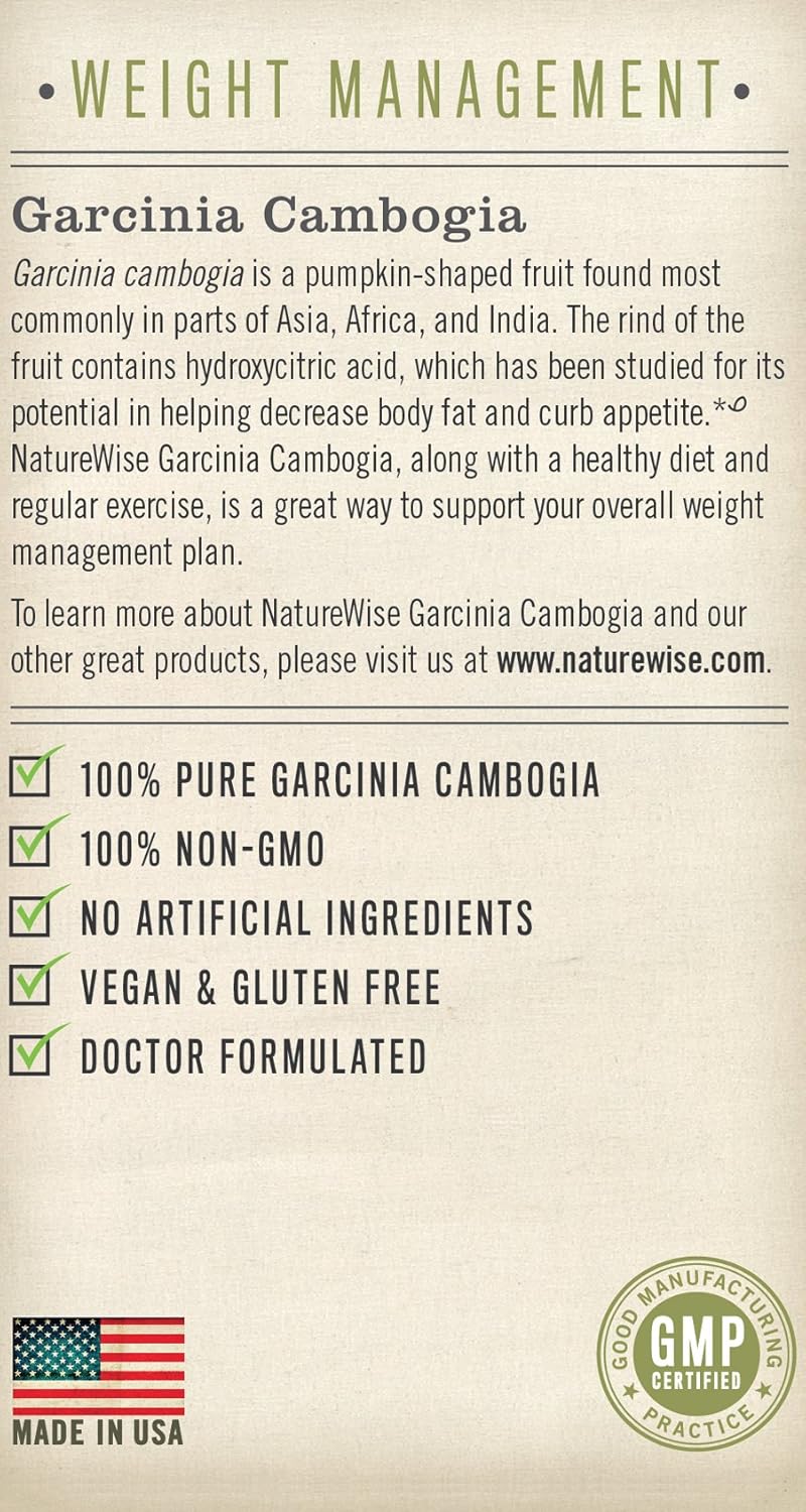 Bán thuốc giảm cân NatureWise Garcinia Cambogia Extract Natural Appetite Suppressant - 10