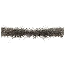 Weiler Trulock Narrow Face Wire Wheel Brush, Round Hole, Steel, Crimped Wire