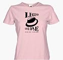 LEGENDS NEVER DIE michael jackson Ladies Pink L