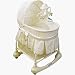 Kolcraft Cuddle 'n Care Rocking Bassinet with Light Vibes Mobile - Creampuff