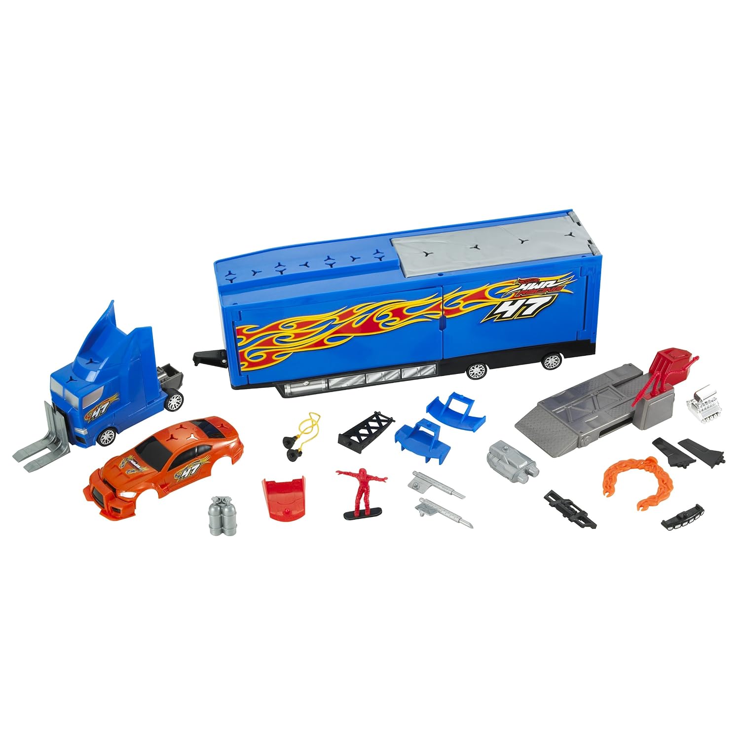 Hot Wheels Custom Motors Ultimate Repair Rig 30 Interchangable Parts