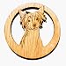 CAMIC designs DOG020M Laser-Etched Chinese Crested Dog Magnets - Set of 6