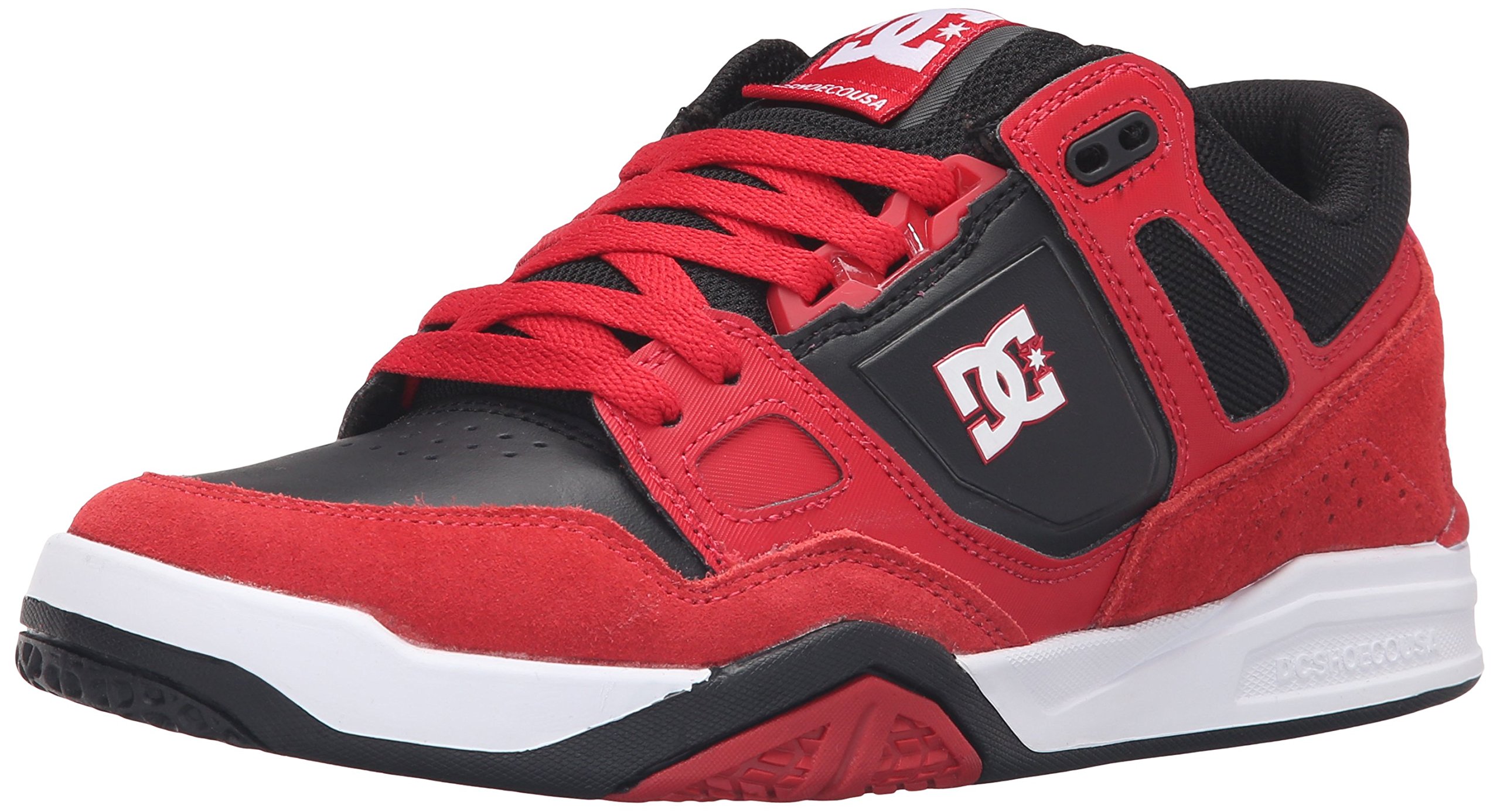 Galleon DC Men's Stag 2 Skate Shoe, Red/Black, 10 M US