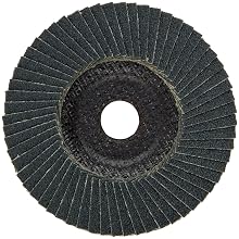 PFERD Polifan SG Abrasive Flap Disc, Type 27, Round Hole, Phenolic Resin Backing, Zirconia Alumina