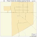 Huge Street & Road Map of Donnelly, Idaho ID - Printed poster
size wall atlas of your home town