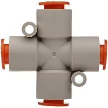 SMC KQ2TW PBT One-Touch Tube Fitting, Cross, Tube OD