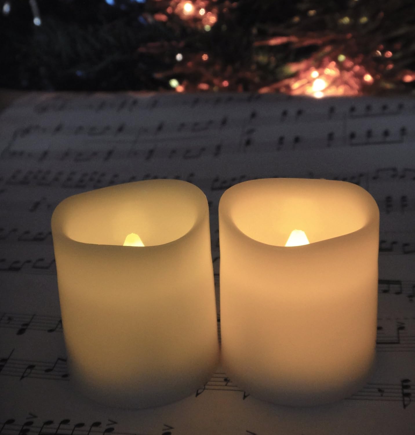 NEW Battery Operated Candles 6 Unscented Small Flameless Candles 70