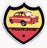 Pearl Jam - Red Car Badge shape - Sticker / Decal